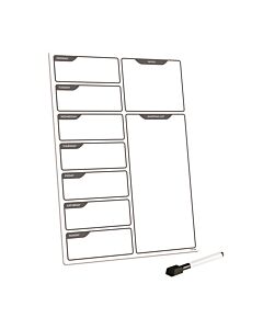 Magnetic planner for a fridge 