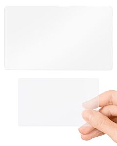 Clear Frosted Matt Blank Plastic ID Cards PVC 760 Micron
